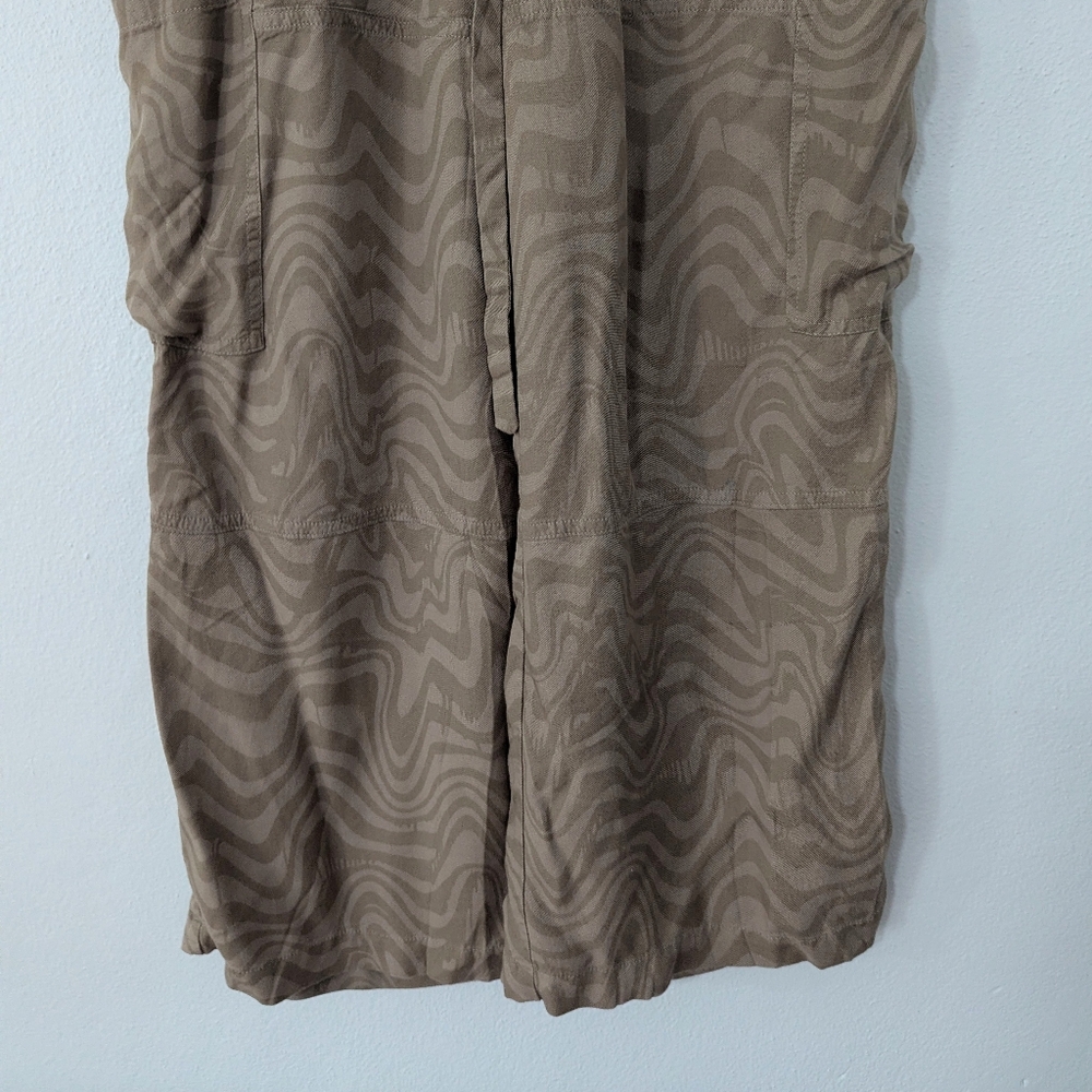 Urban Outfitters Marie Printed Cargo Pants Lightweight Drawstring Swirl Small S - Picture 6 of 12
